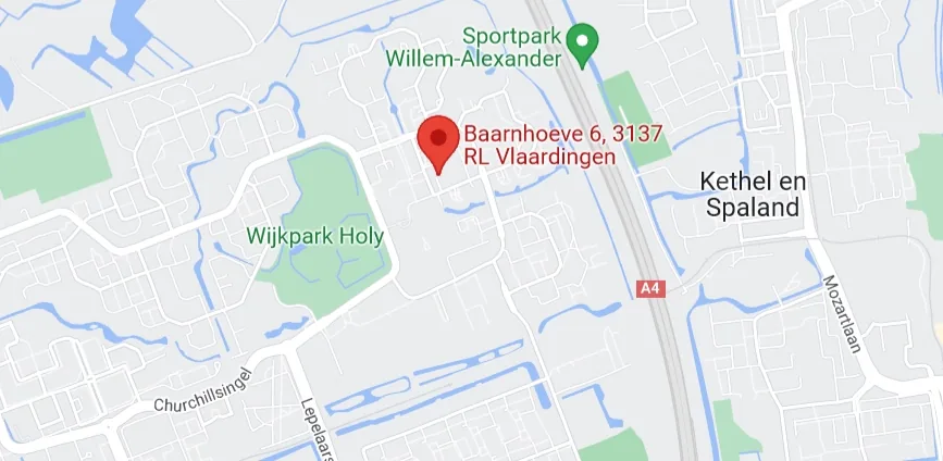 Trainingslocatie aan de Baarnhoeve in Vlaardingen